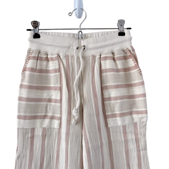 Faherty Day tripper pants Ladies size xs Daytripper stripe Pink cream beige - Picture 5 of 10